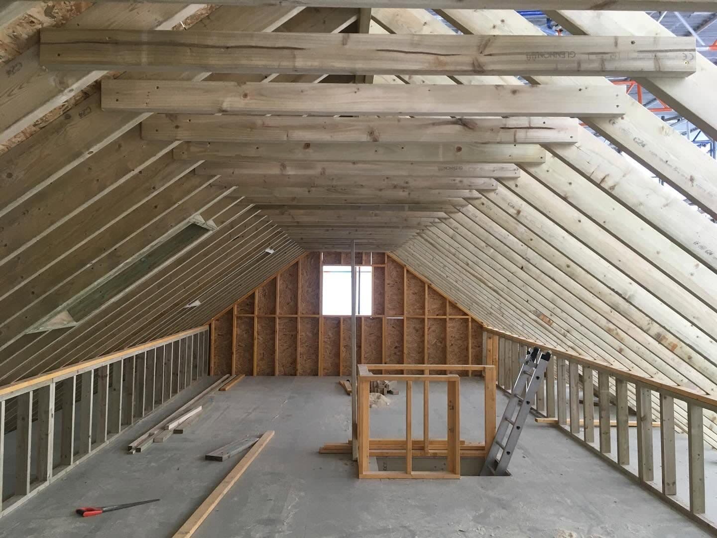 Loft conversion carpentry by Ansum Handy Services in Cornwall